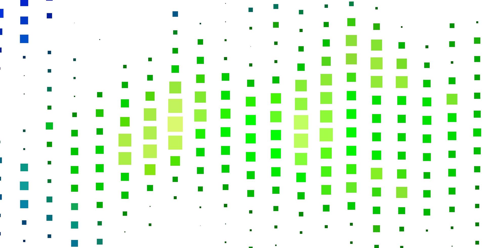 hellblau-grüne Vektortextur in rechteckiger abstrakter Farbverlaufsillustration mit Rechteckmuster für Webseiten-Landingpages vektor