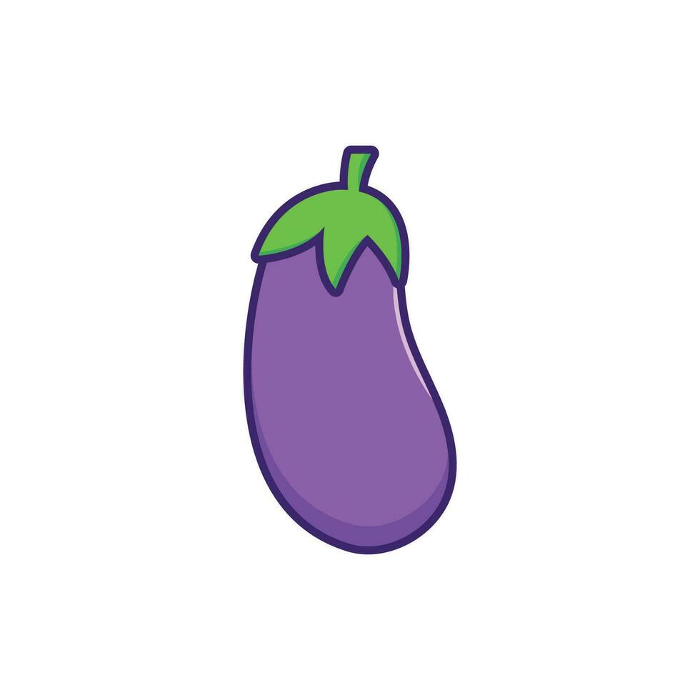 Vektor Aubergine Illustration Design