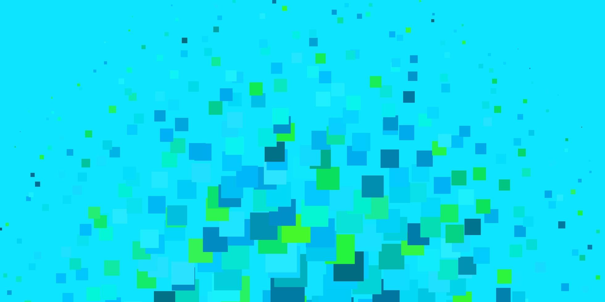Hellblaues grünes Vektormuster in quadratischer abstrakter Steigungsillustration mit moderner Vorlage der Rechtecke für Ihre Zielseite vektor
