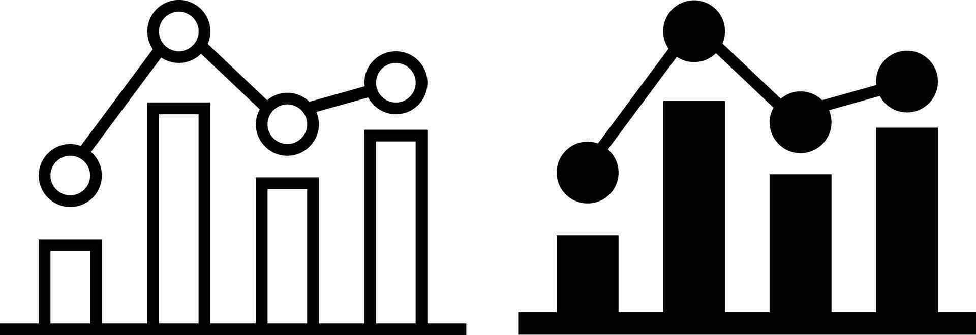 Diagram ikon ark, enkel trendig platt stil linje och fast isolerat vektor illustration på vit bakgrund. för appar, logotyp, webbplatser, symbol , ui, ux, grafisk och webb design. eps 10.