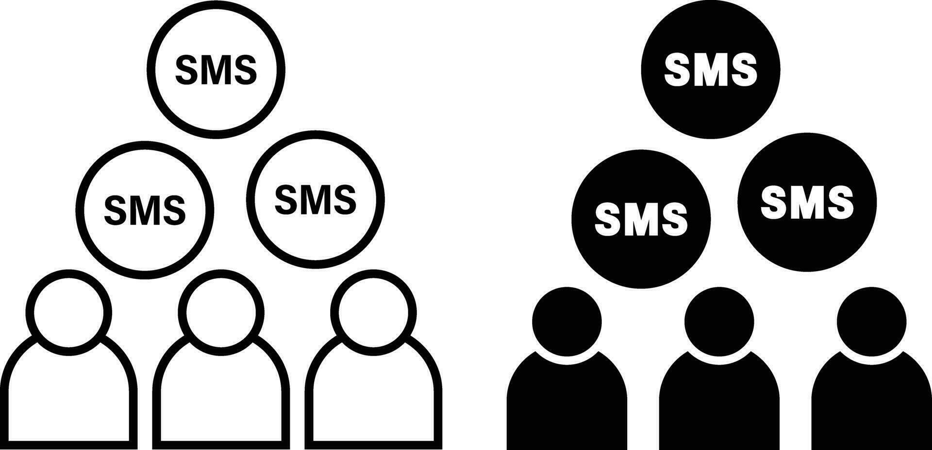 Gruppe Plaudern Symbol Blatt, einfach modisch eben Stil Linie und solide isoliert Vektor Illustration auf Weiß Hintergrund. zum Apps, Logo, Webseiten, Symbol , ui, ux, Grafik und Netz Design. eps 10.