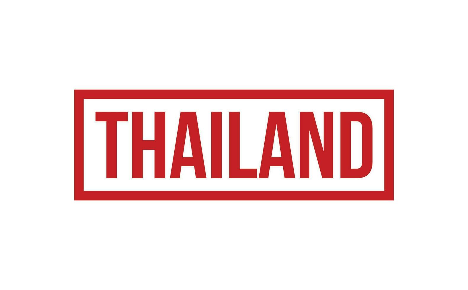 Thailand Gummi Briefmarke Siegel Vektor