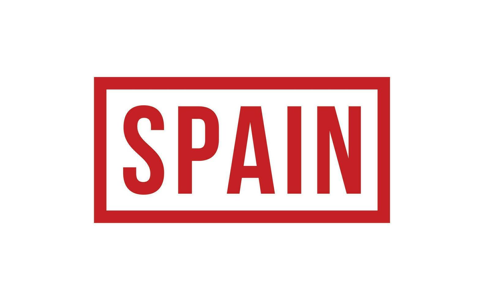 Spanien sudd stämpel täta vektor