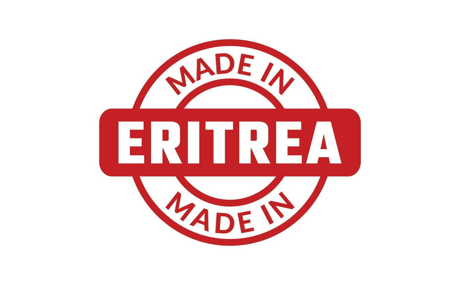 tillverkad i eritrea sudd stämpel vektor