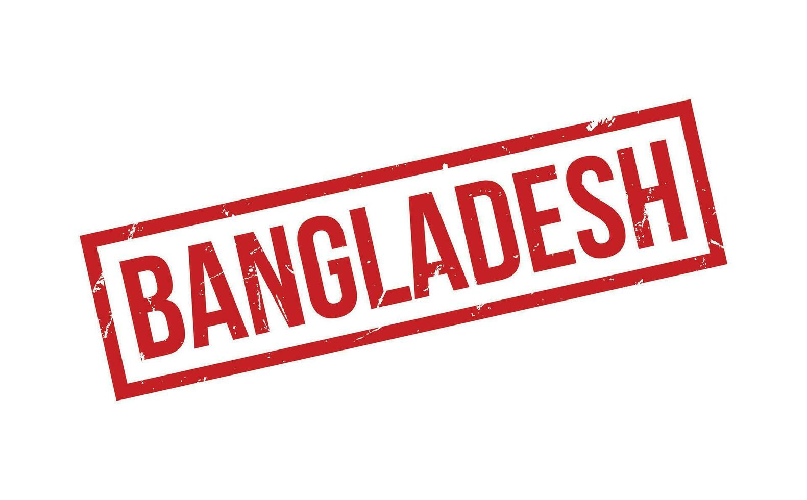 Bangladesch Gummi Briefmarke Siegel Vektor