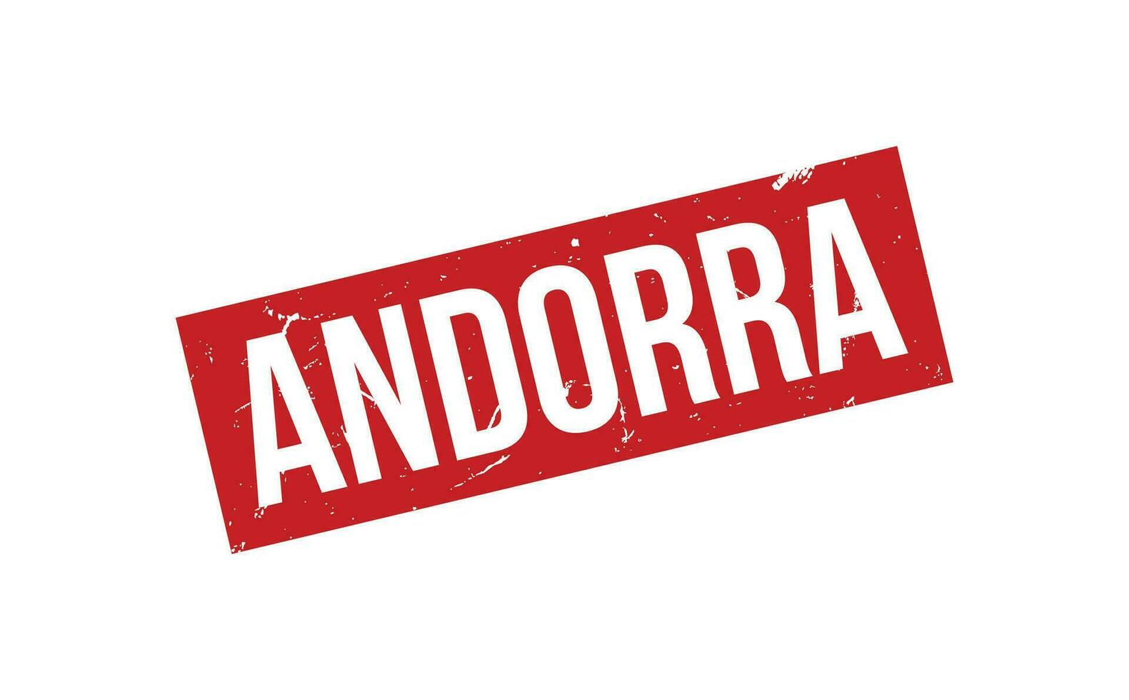 Andorra Gummi Briefmarke Siegel Vektor