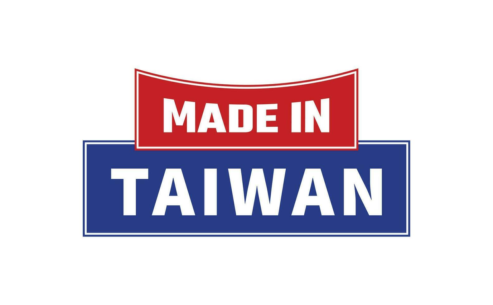 tillverkad i taiwan täta vektor