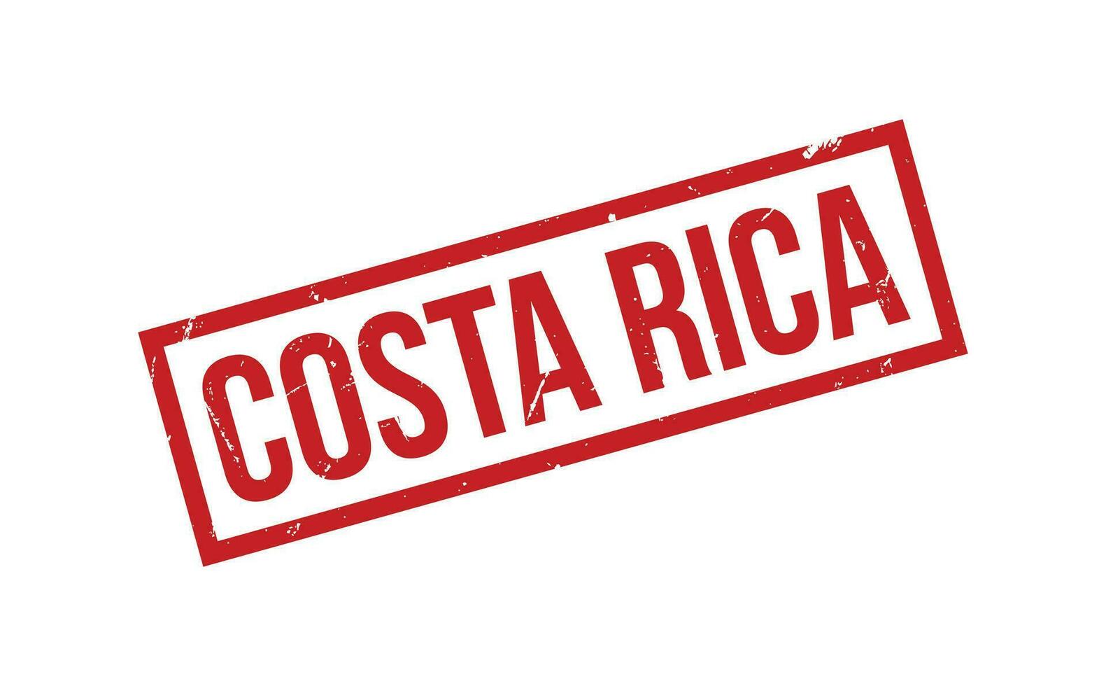 Costa Rica Gummi Briefmarke Siegel Vektor
