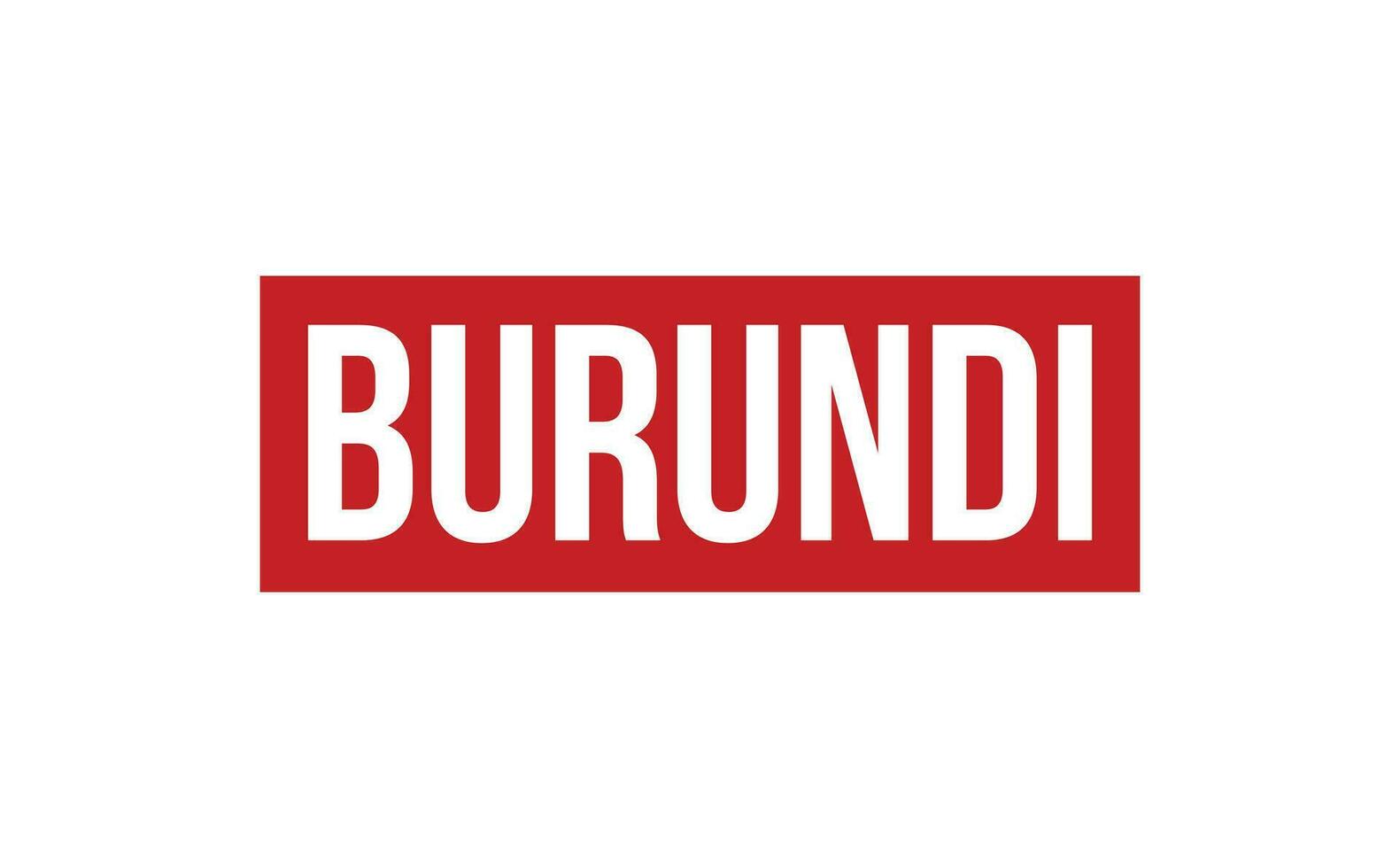 Burundi Gummi Briefmarke Siegel Vektor