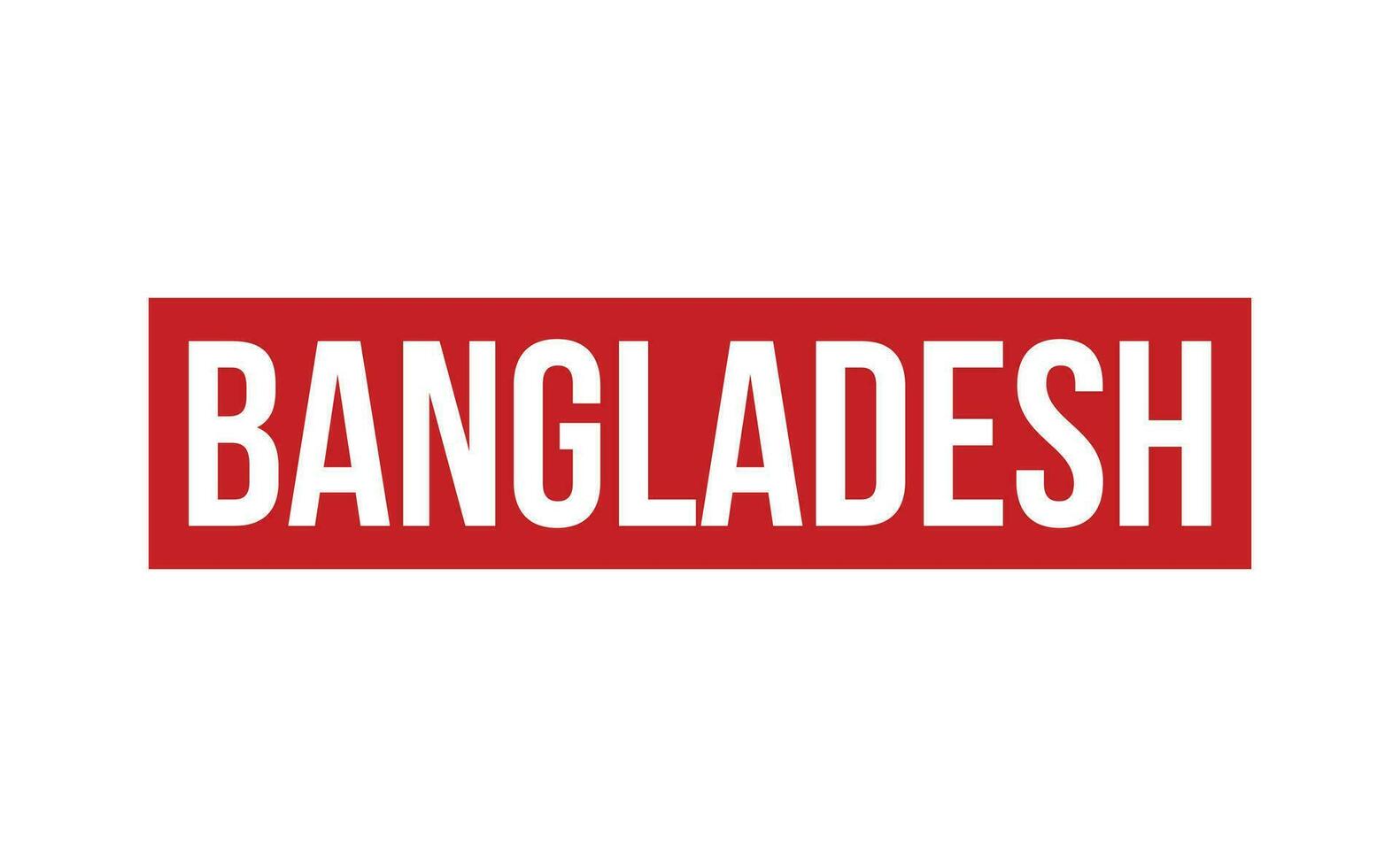 Bangladesch Gummi Briefmarke Siegel Vektor