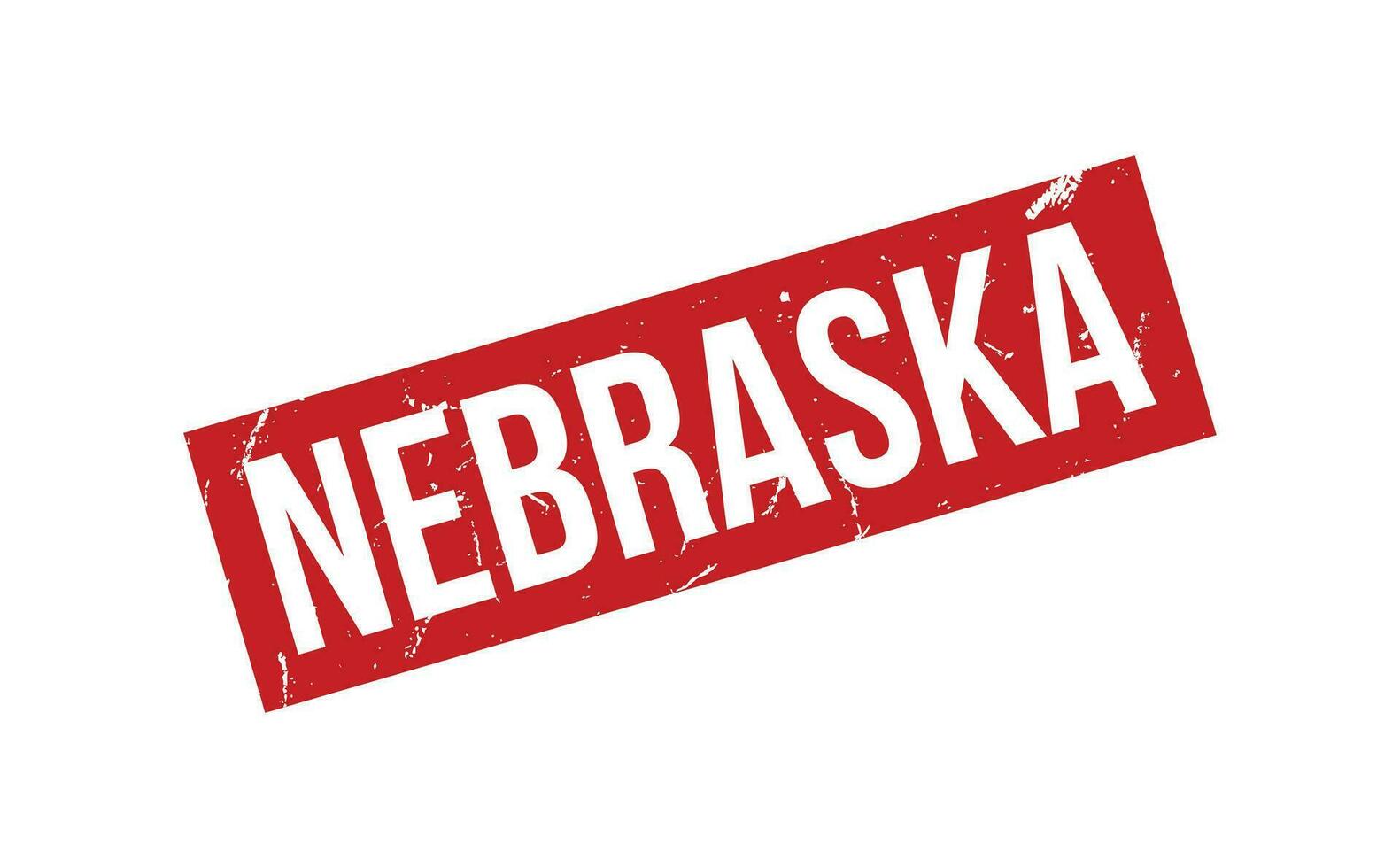 Nebraska Gummi Briefmarke Siegel Vektor