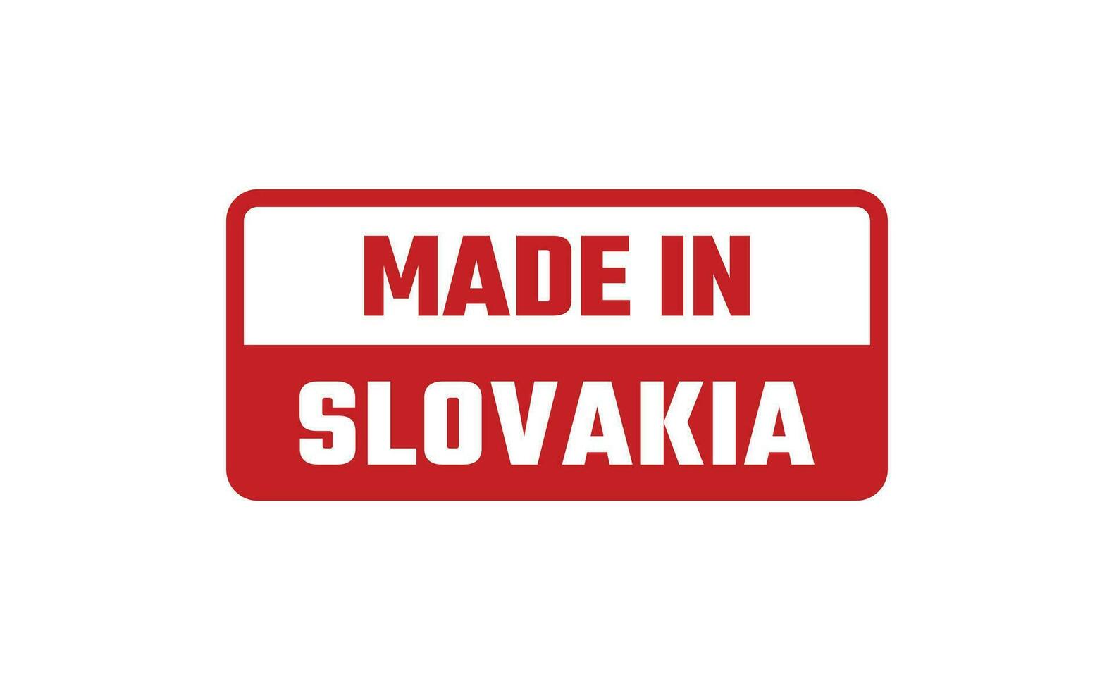 tillverkad i slovakia sudd stämpel vektor