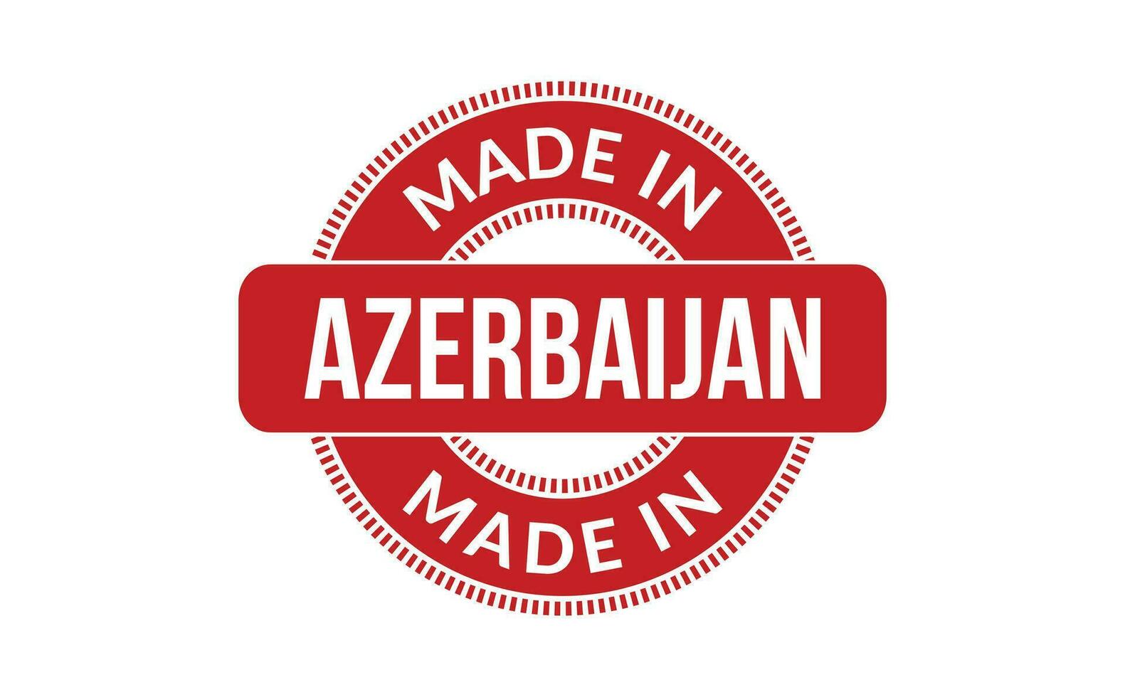 tillverkad i azerbaijan sudd stämpel vektor