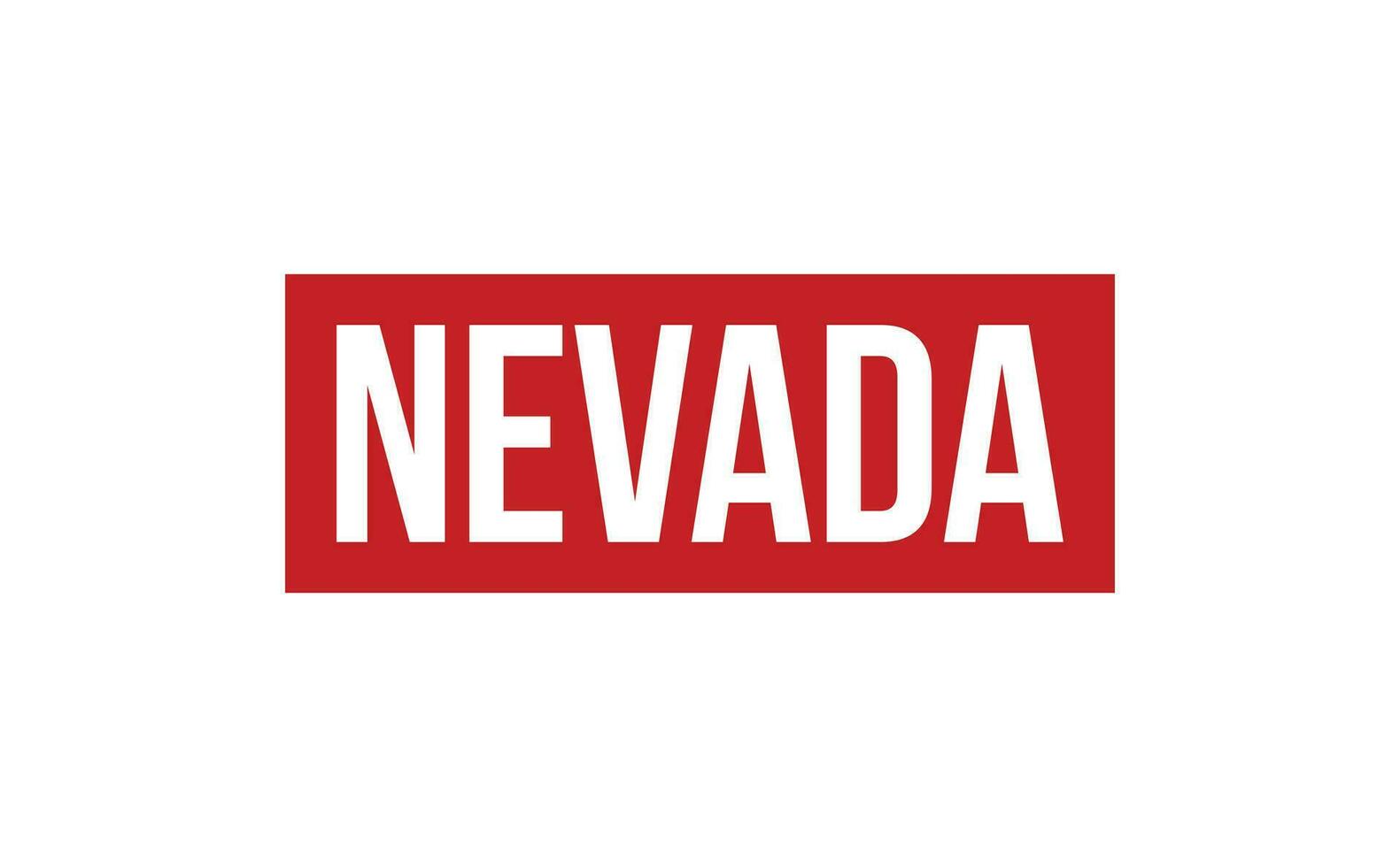 Nevada Gummi Briefmarke Siegel Vektor