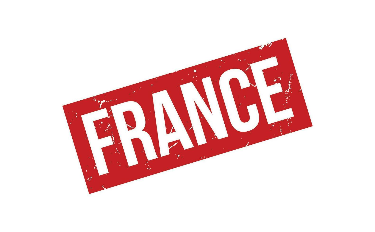 Frankreich Gummi Briefmarke Siegel Vektor