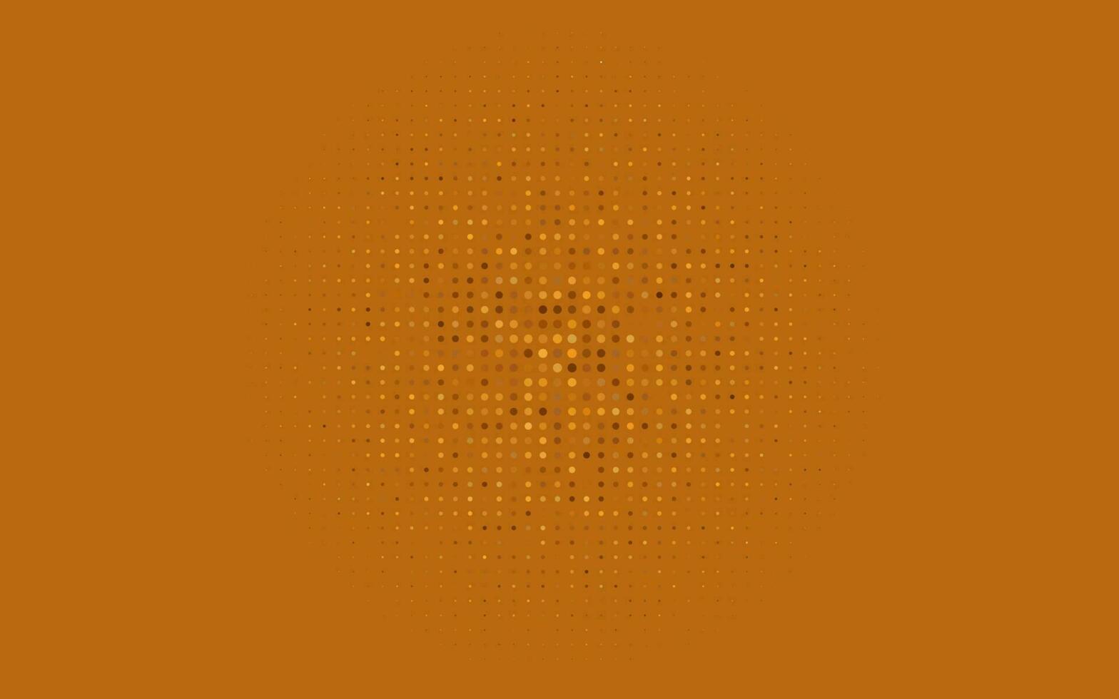 ljusgul, orange vektorbakgrund med bubblor. vektor