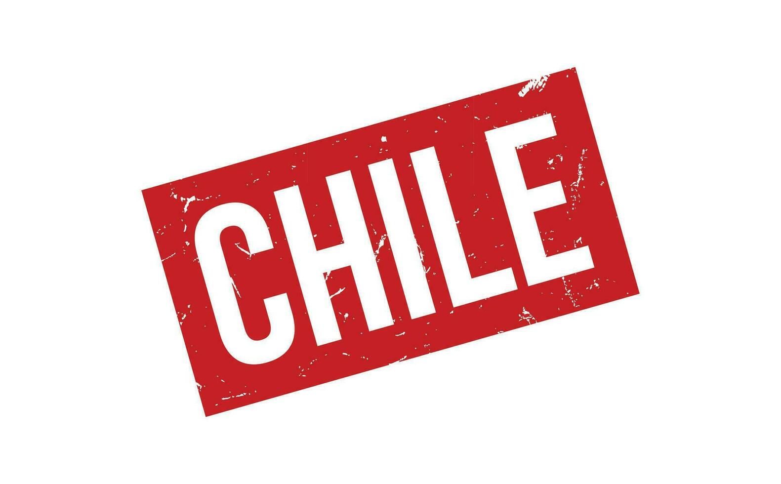 Chile Gummi Briefmarke Siegel Vektor