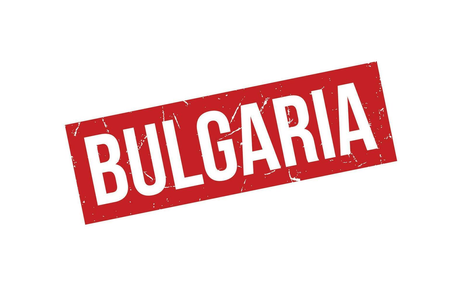 Bulgarien Gummi Briefmarke Siegel Vektor