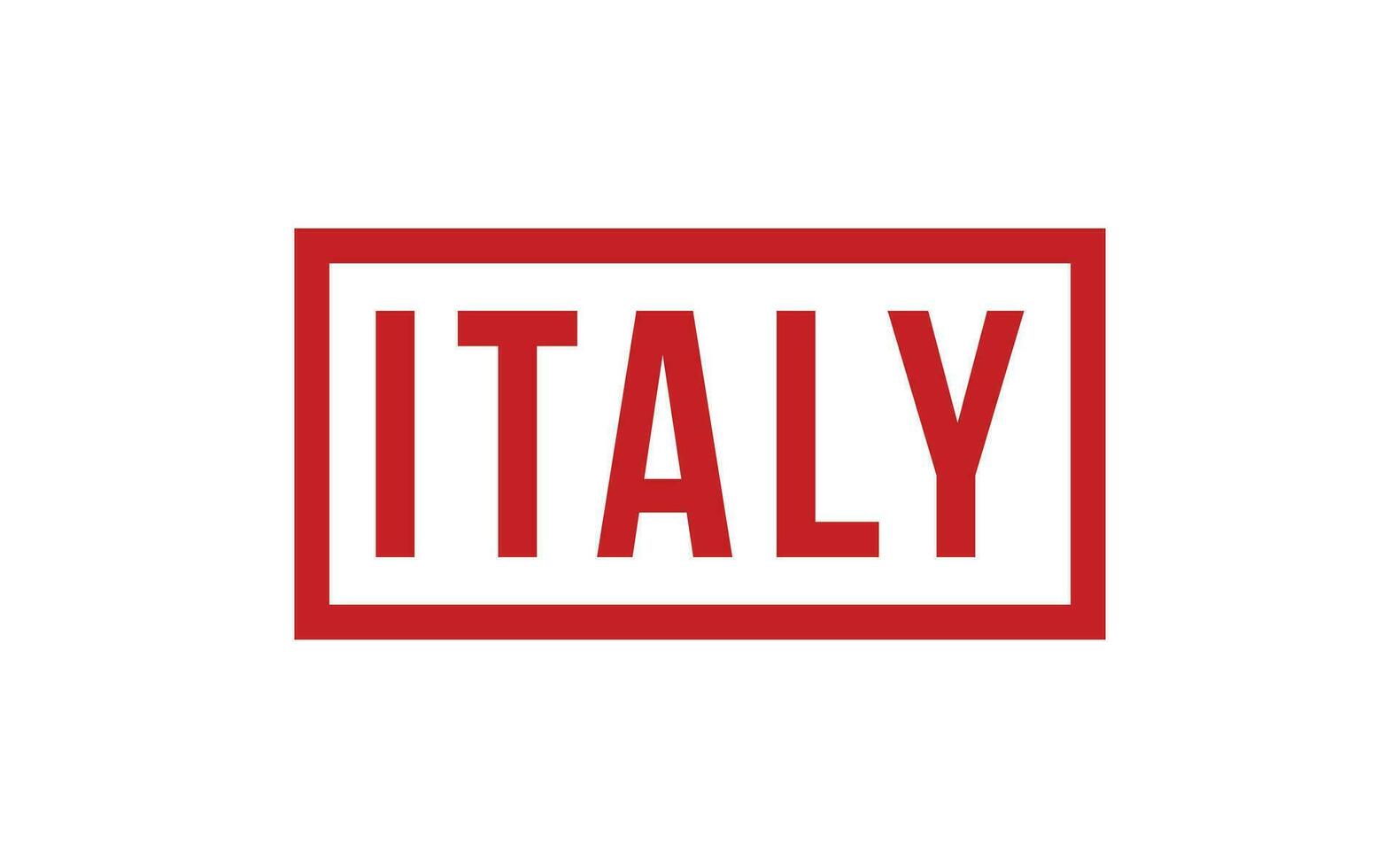 Italien Gummi Briefmarke Siegel Vektor