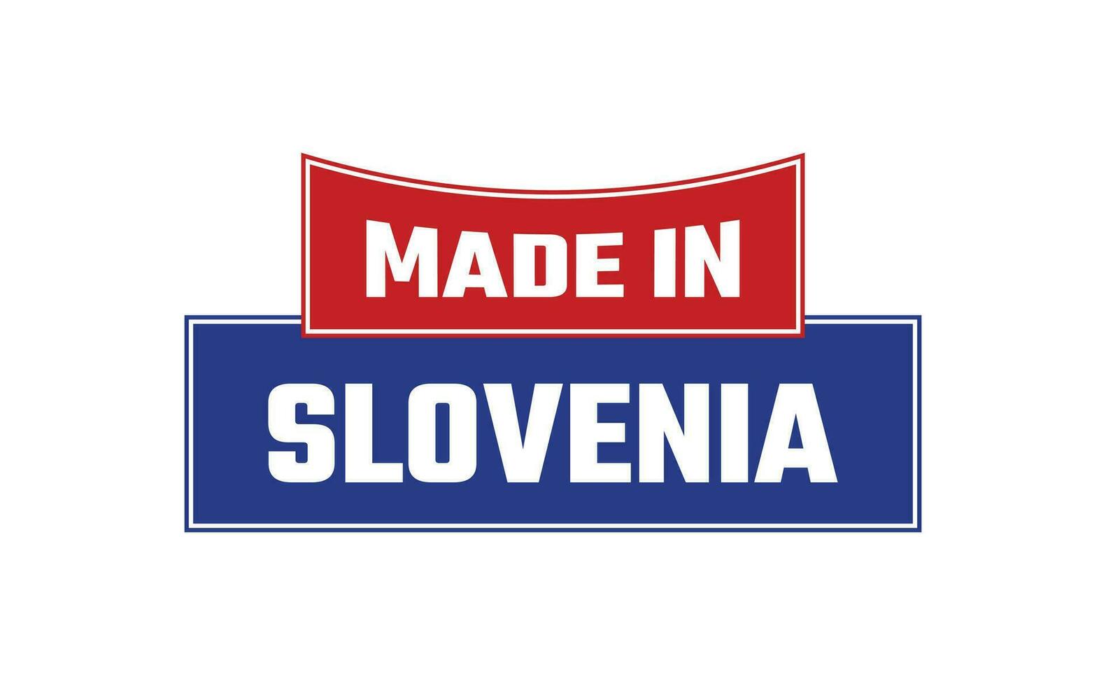 tillverkad i slovenien täta vektor