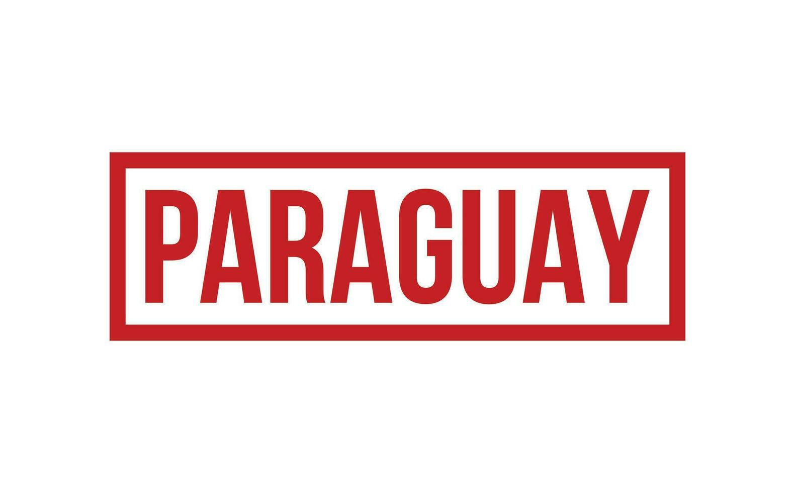 Paraguay Gummi Briefmarke Siegel Vektor