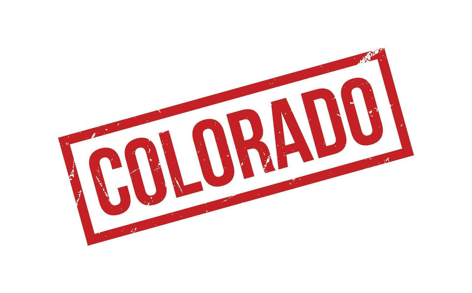 Colorado Gummi Briefmarke Siegel Vektor