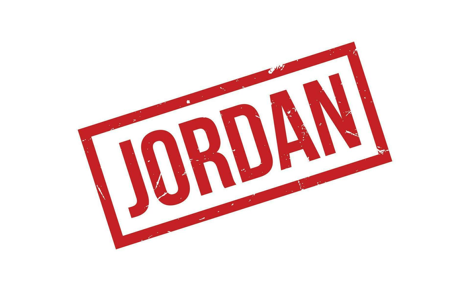 Jordan Gummi Briefmarke Siegel Vektor