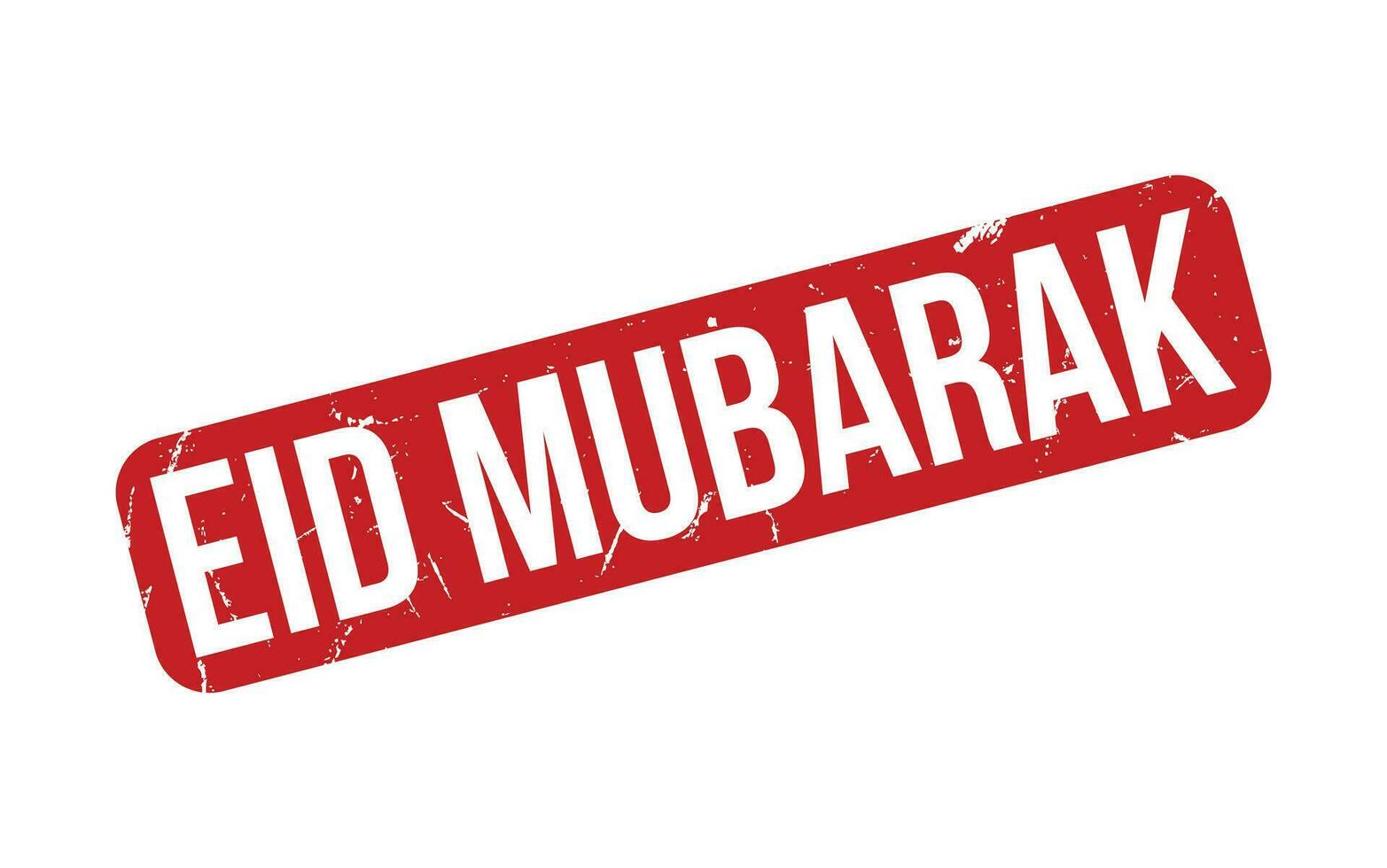 eid Mubarak Gummi Grunge Briefmarke Siegel Vektor