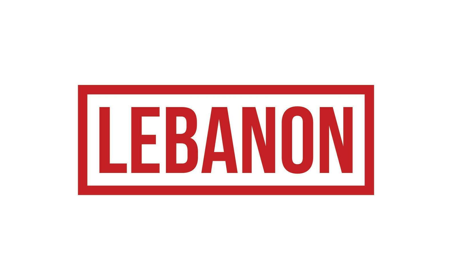 libanon sudd stämpel täta vektor