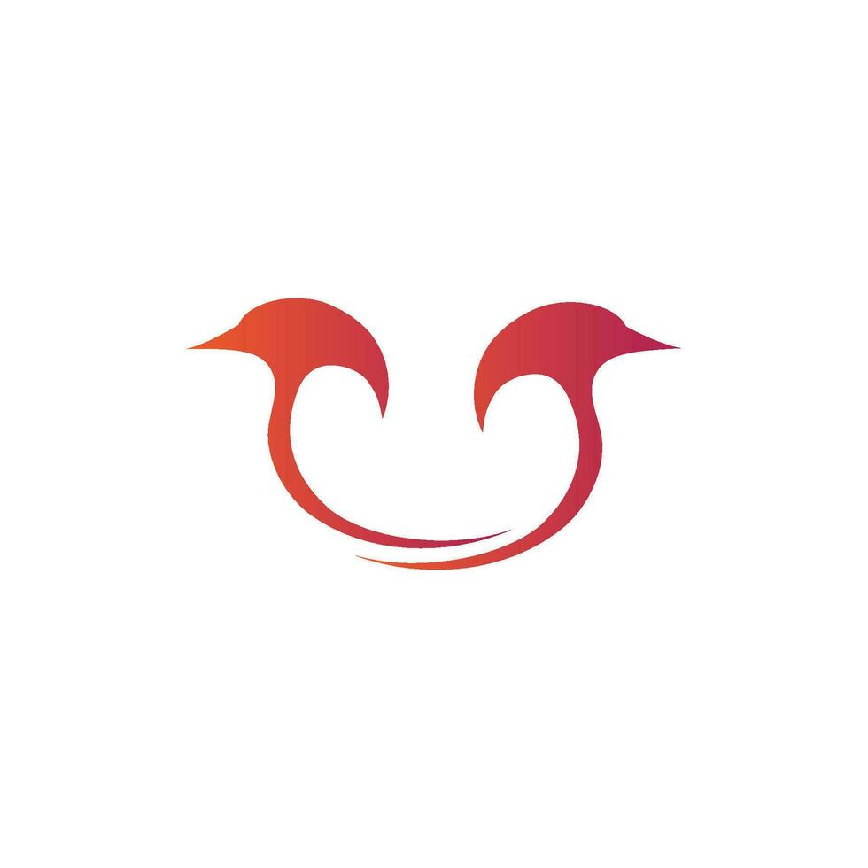 Vogel Logo Bilder Illustration Design vektor