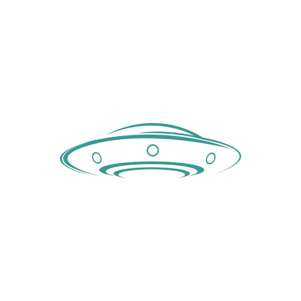 UFO Vektor Logo Vorlage Illustration Design