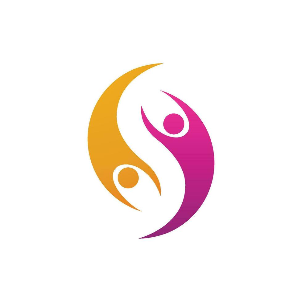 Community-Logo-Vorlage vektor
