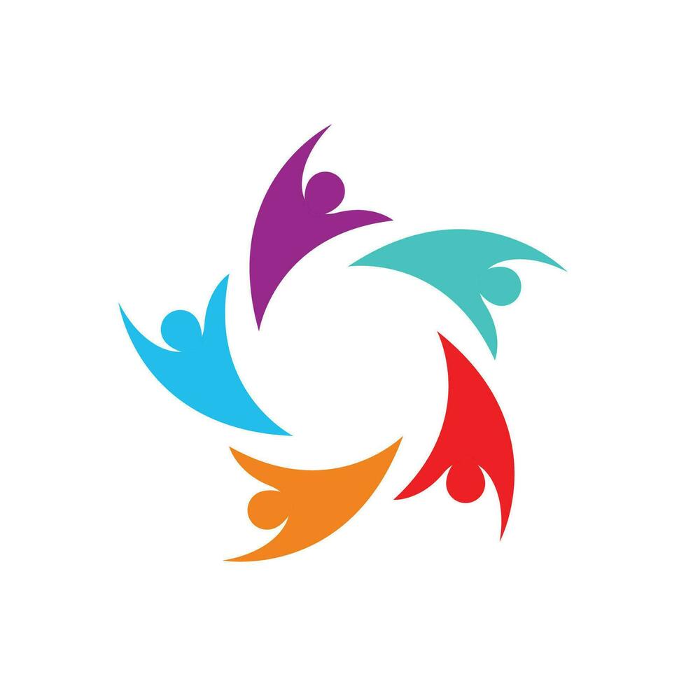 Community-Logo-Vorlage vektor