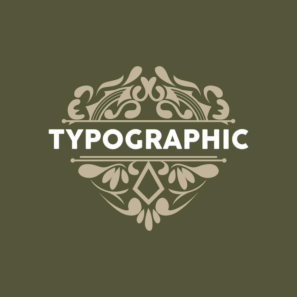 vektor dekorativ årgång typografi element, hälsning kort design, fint prydnad calligraphic inbjudan, retro stil band etiketter och märken
