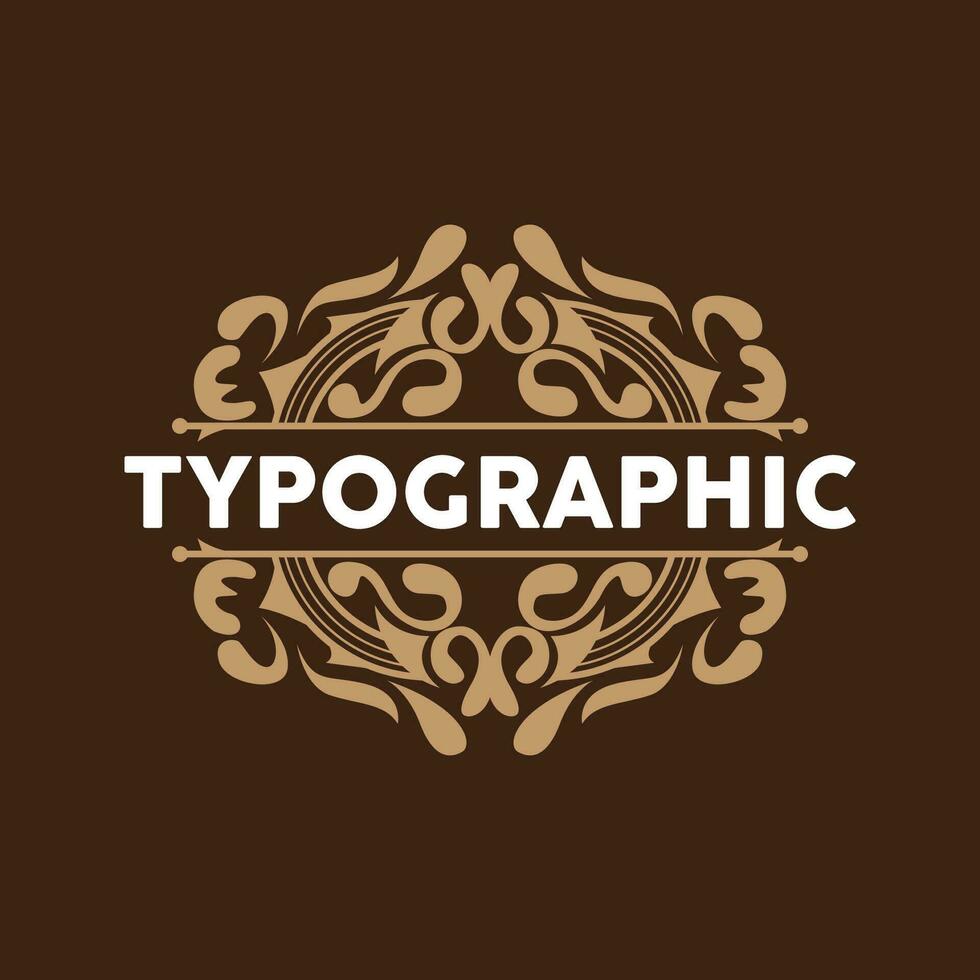 Vektor dekorativ Jahrgang Typografie Elemente, Gruß Karte Design, schick Ornament kalligraphisch Einladung, retro Stil Band Etiketten und Abzeichen