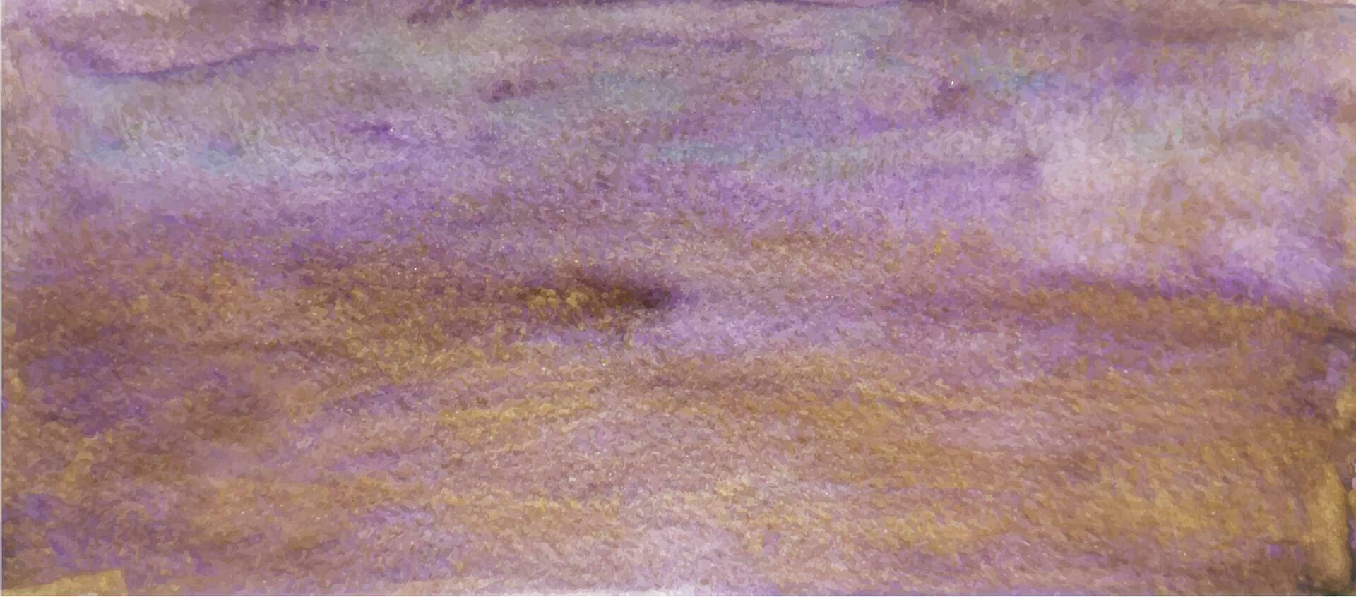 höst bakgrund. grunge lila och guld vattenfärg betong texturerad bakgrund. vektor