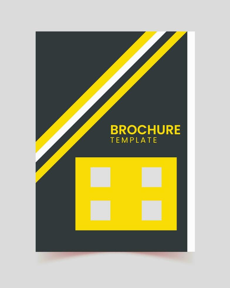 Flyer Vorlage, Unternehmen Profil, Broschüre Vorlage Layout Design, minimal Geschäft, jährlich Bericht minimal Unternehmen Profil Design, a4, Broschüre Design vektor