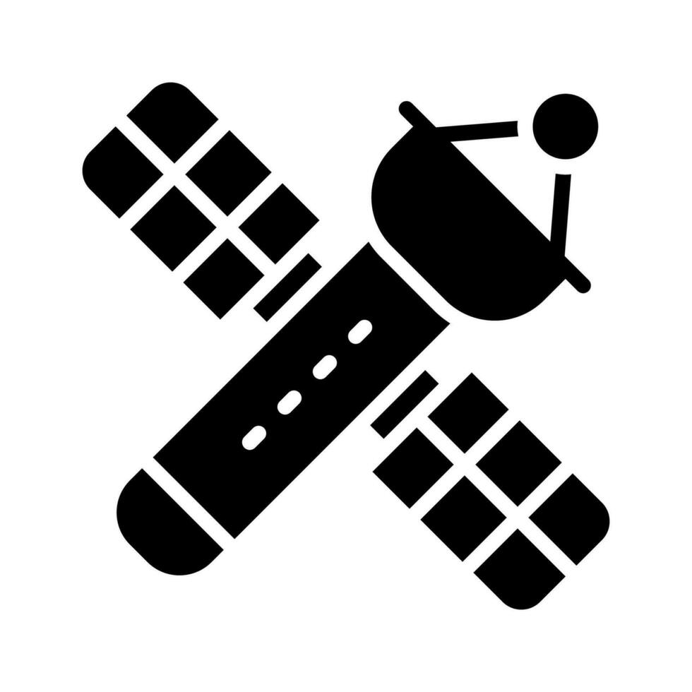 Satellit Symbol zum Ihre Webseite, Handy, Mobiltelefon, Präsentation, und Logo Design. vektor