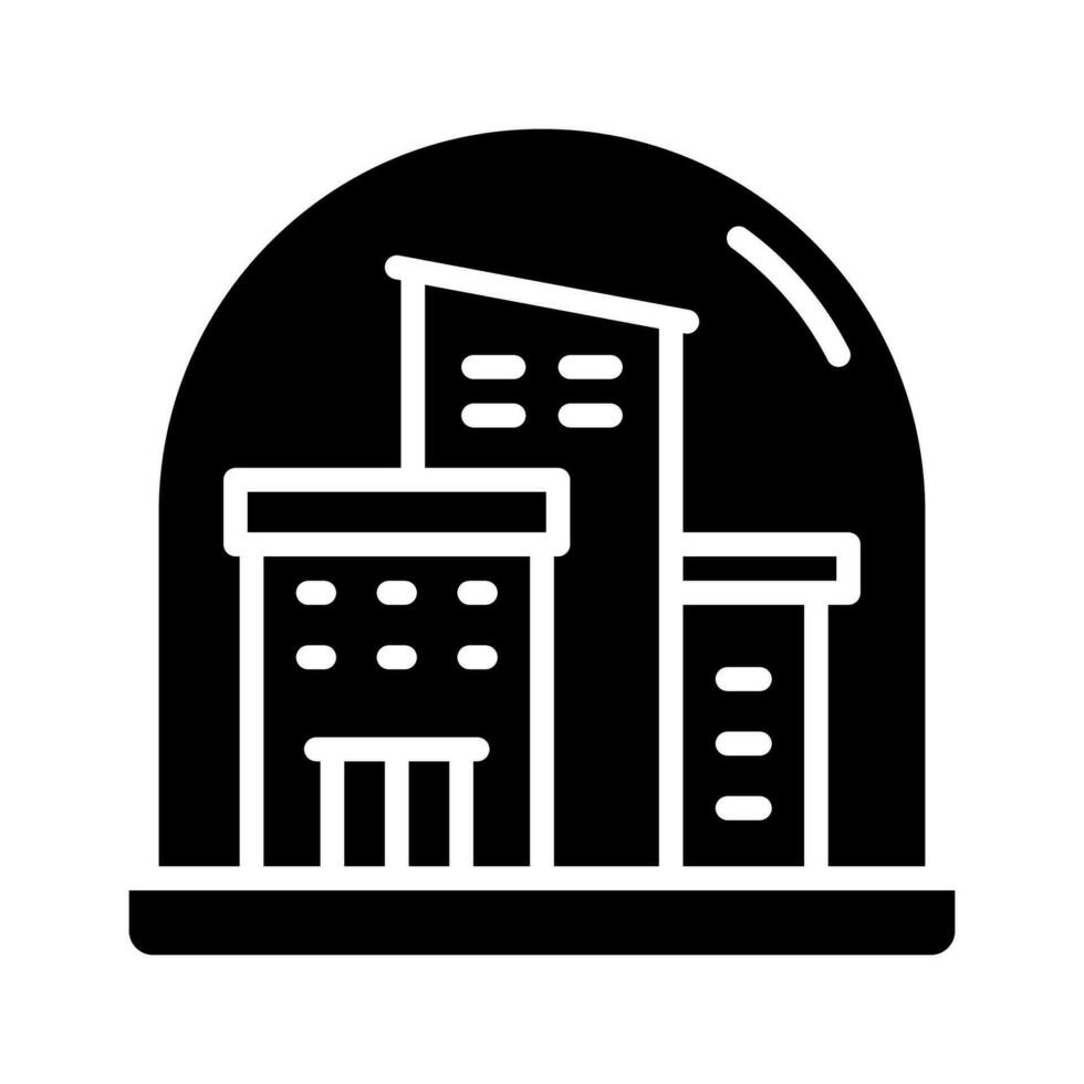 Kuppel Stadt Symbol zum Ihre Webseite, Handy, Mobiltelefon, Präsentation, und Logo Design. vektor