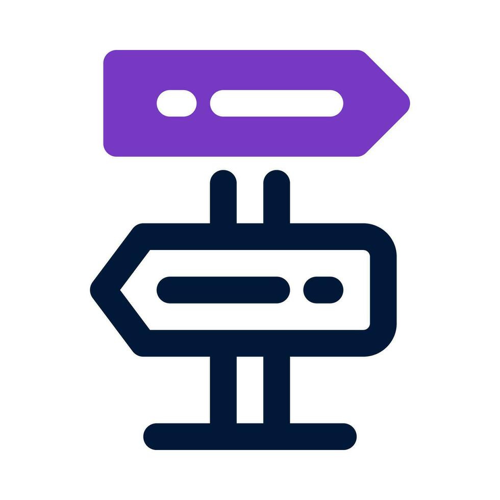 Straßenschild-Symbol für Ihre Website, Ihr Handy, Ihre Präsentation und Ihr Logo-Design. vektor