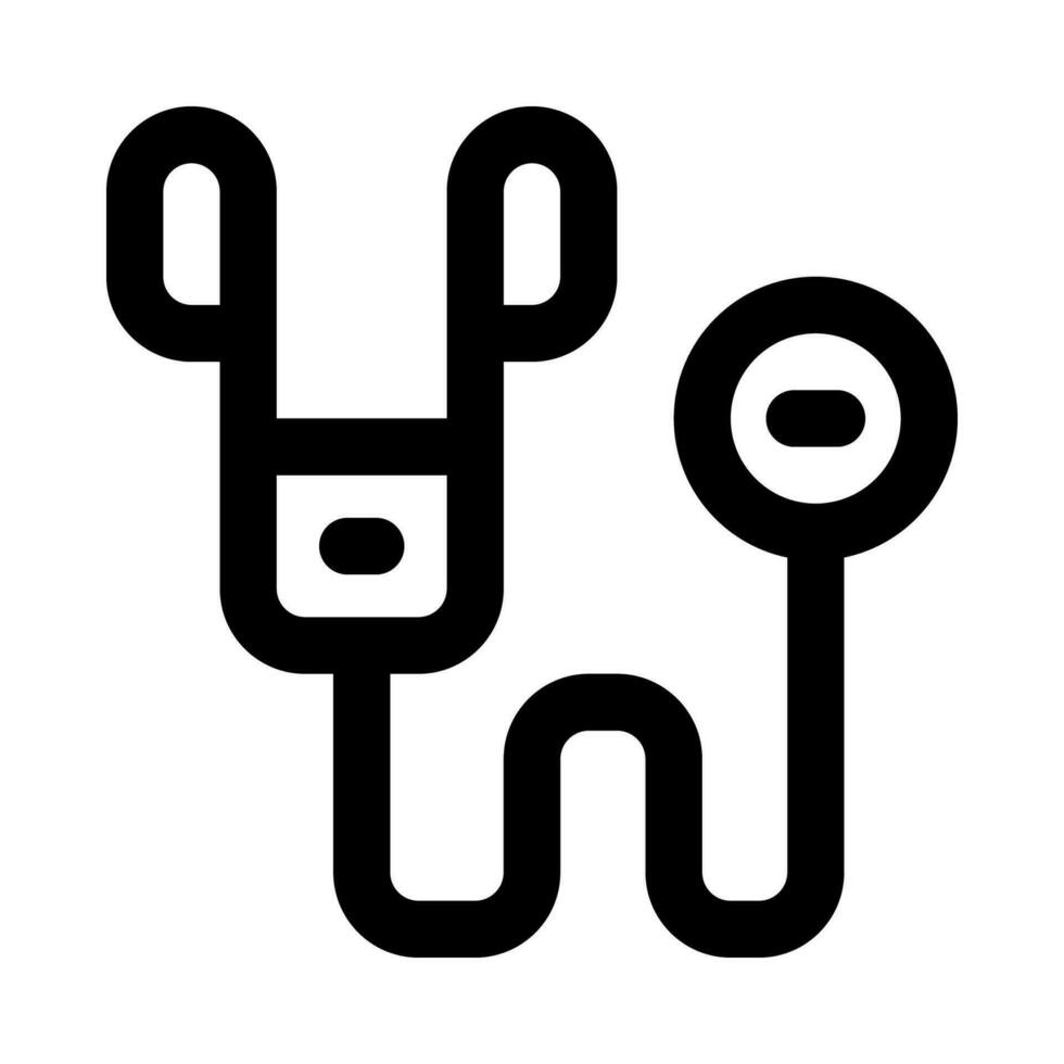 Stethoskop Symbol zum Ihre Webseite, Handy, Mobiltelefon, Präsentation, und Logo Design. vektor