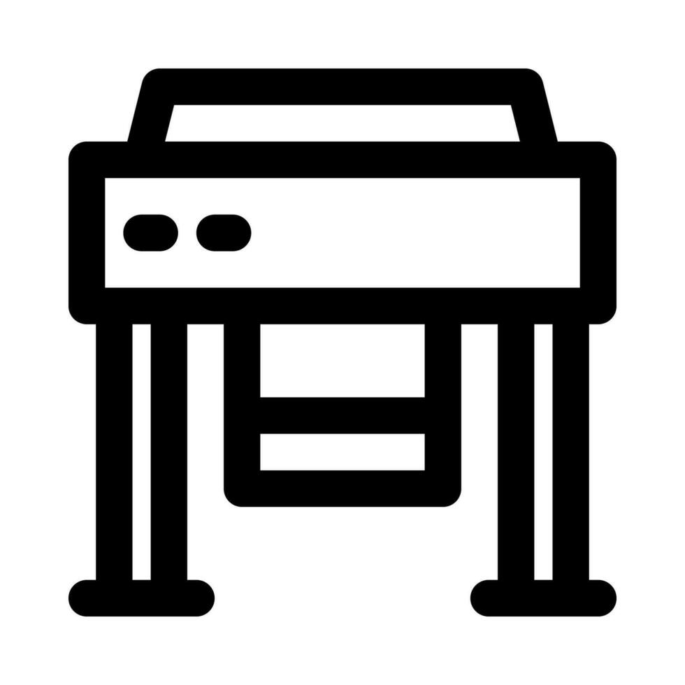 Plotter Symbol zum Ihre Webseite, Handy, Mobiltelefon, Präsentation, und Logo Design. vektor