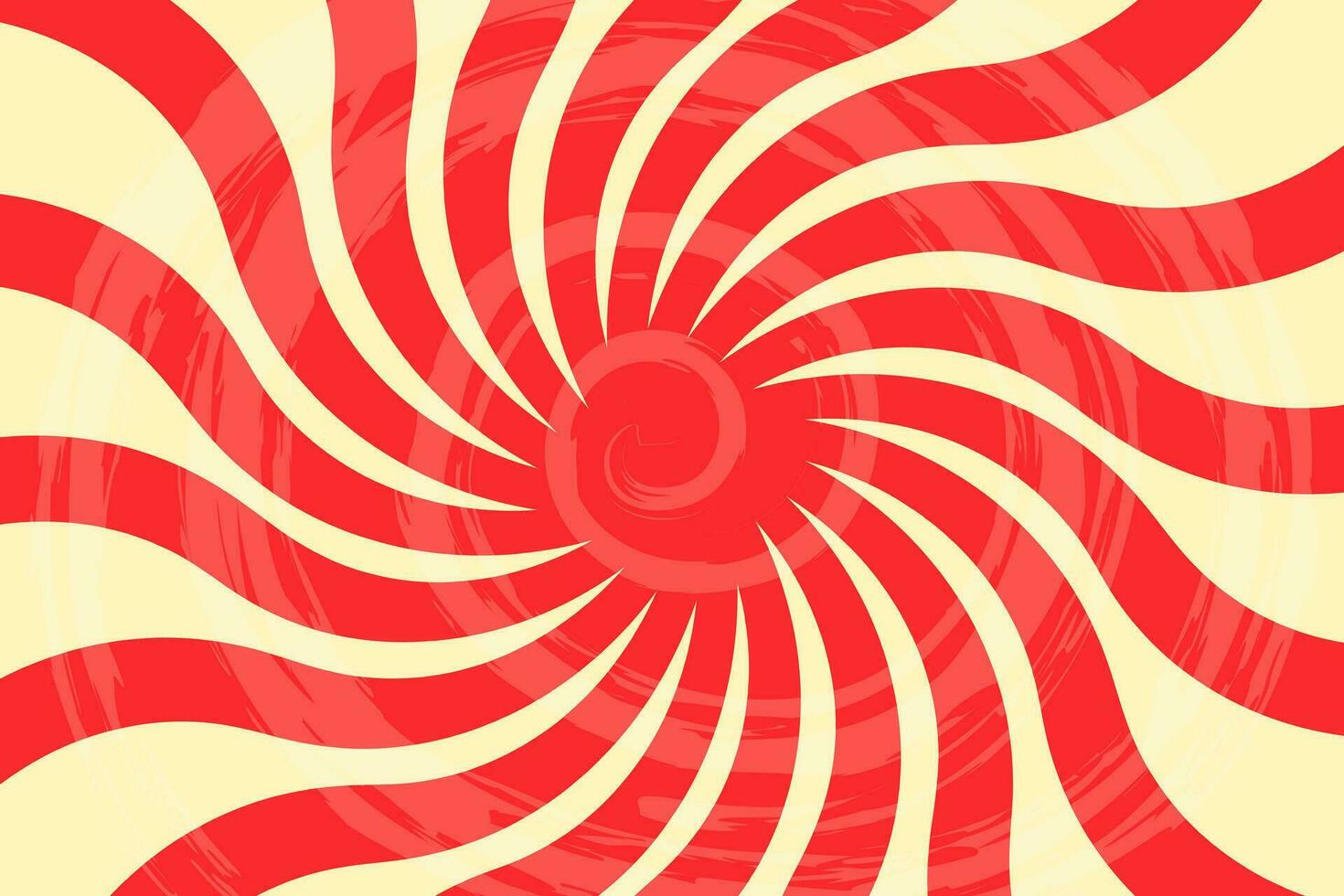 retro bakgrund Sol strålar eller spiral i de Centrum, godis mönster bakgrund, vektor illustration