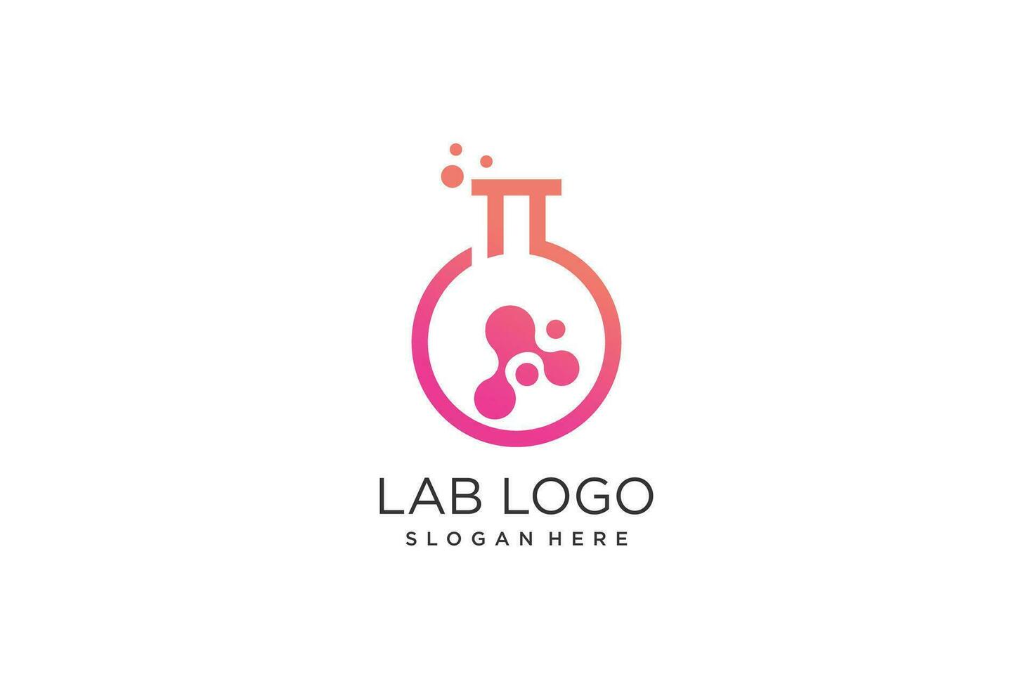 Labore Logo Illustration modern kreativ einzigartig einfach vektor