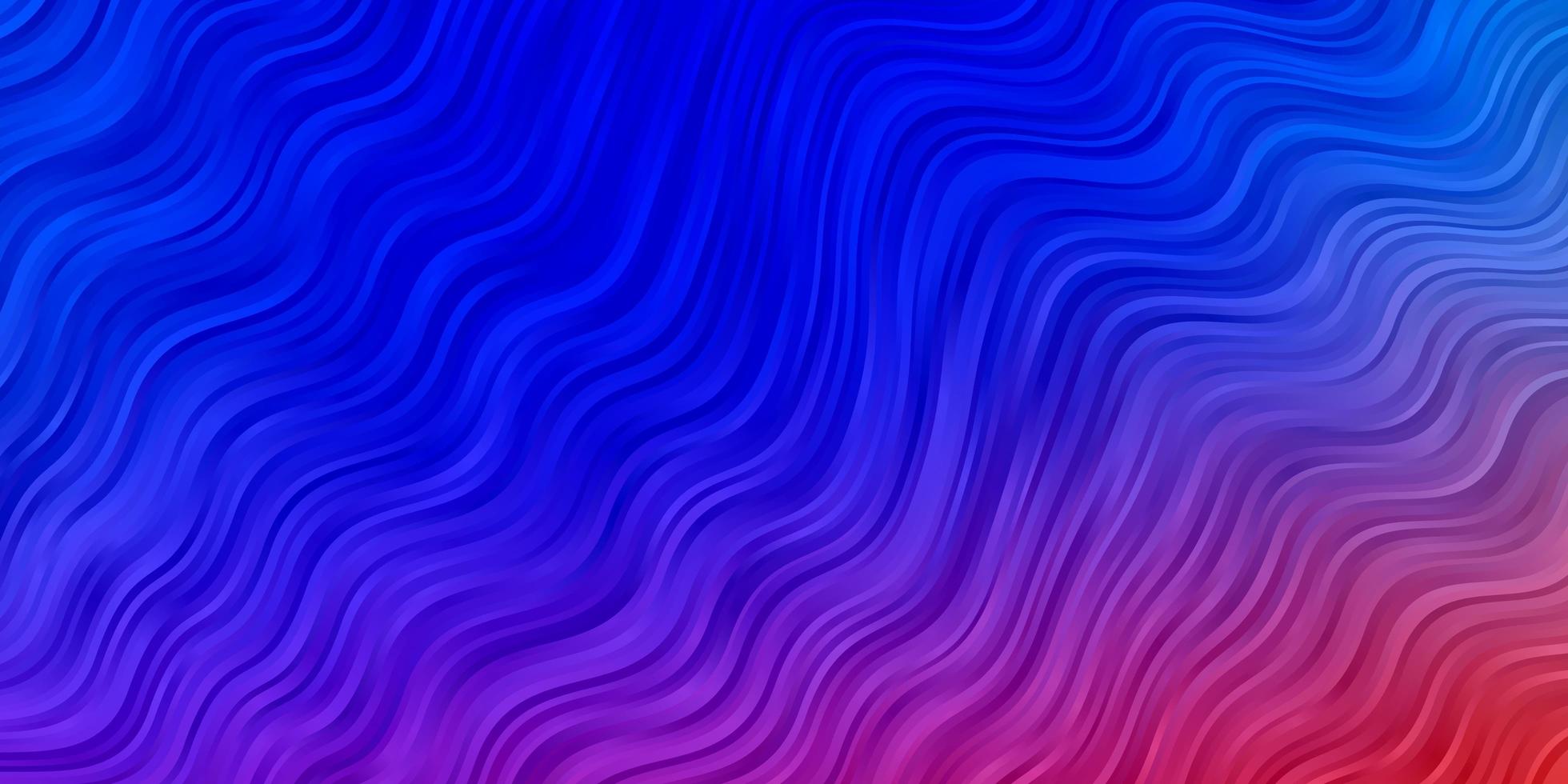 hellblauer roter Vektorhintergrund mit abstrakter Illustration des Kreisbogens mit Steigungsbogenschablone für Ihr ui-Design vektor