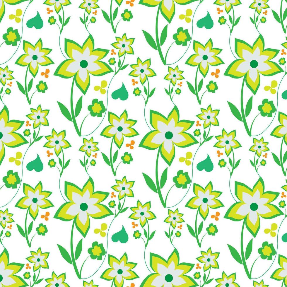 Blumen- Muster Design Hintergrund Vorlage. vektor