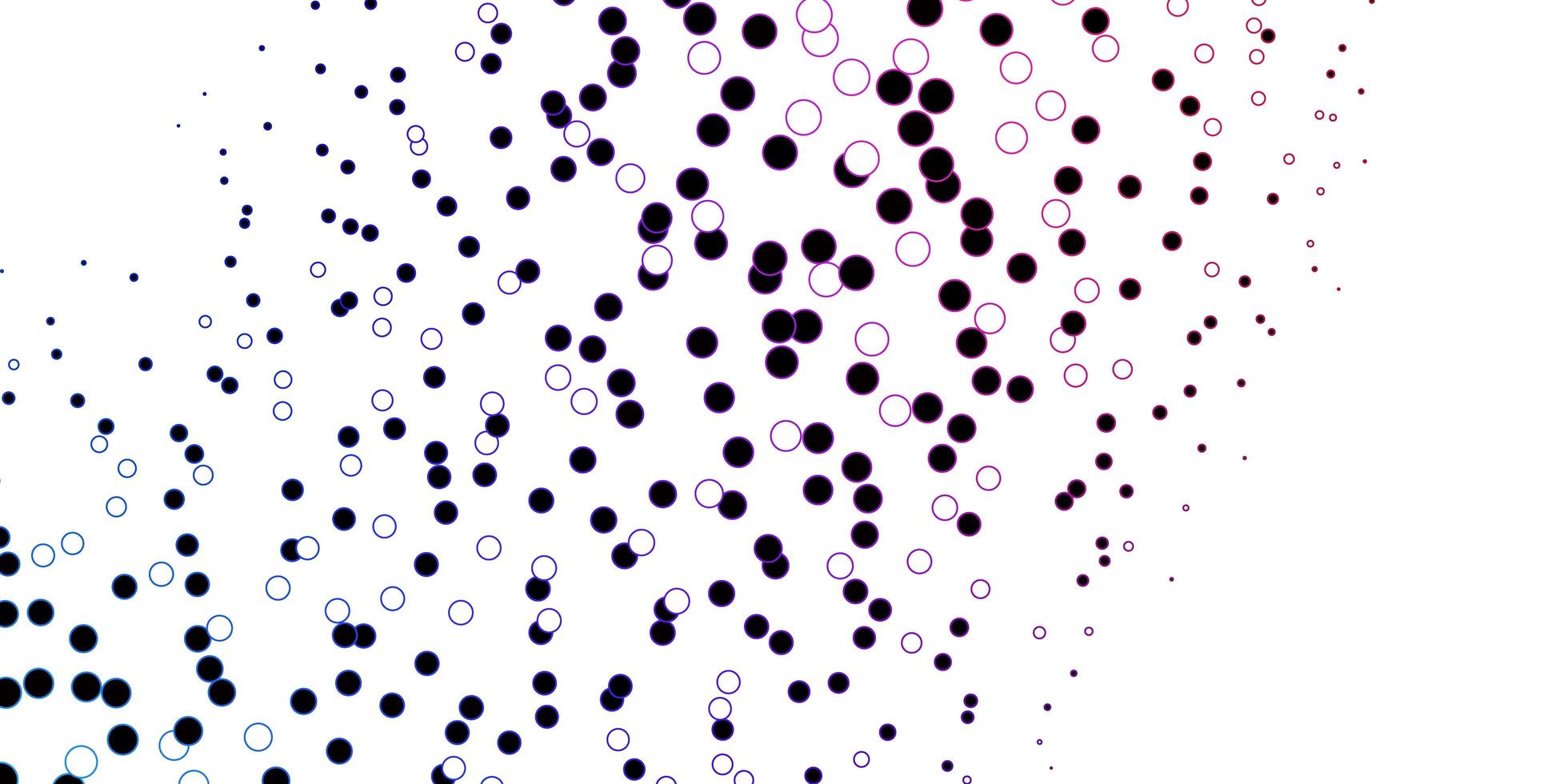mörkblå röd vektor bakgrund med bubblor illustration med uppsättning lysande färgglada abstrakta sfärer design för dina reklamfilmer