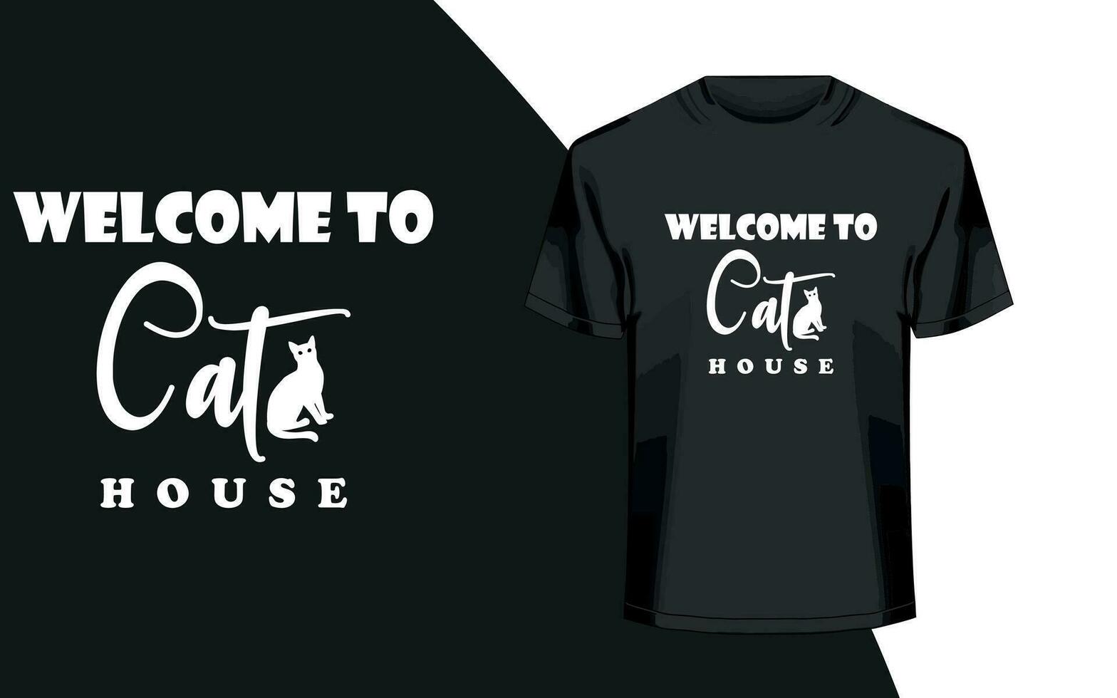 Katze Mama Typografie T-Shirt Design. vektor