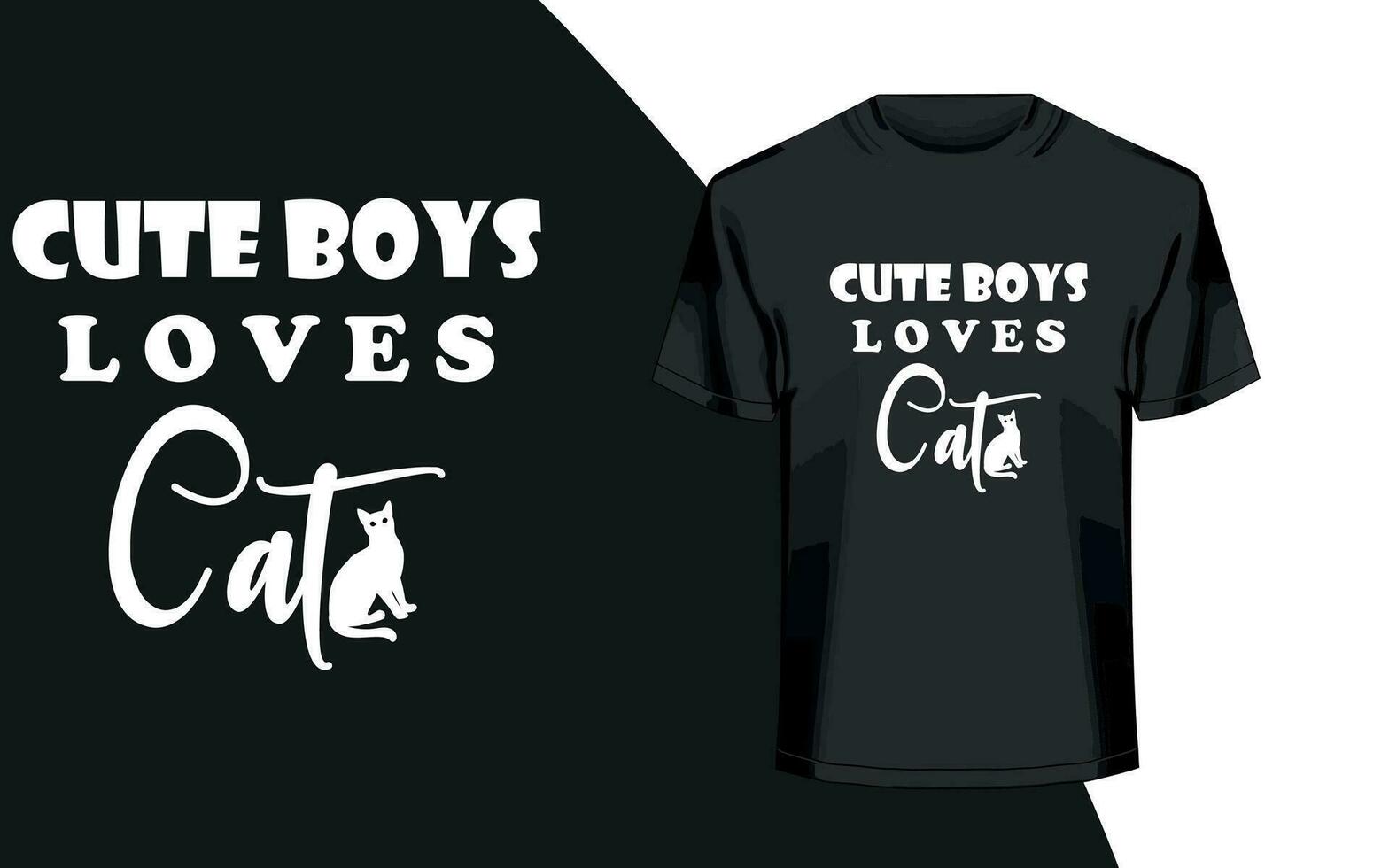 Katze Mama Typografie T-Shirt Design. vektor