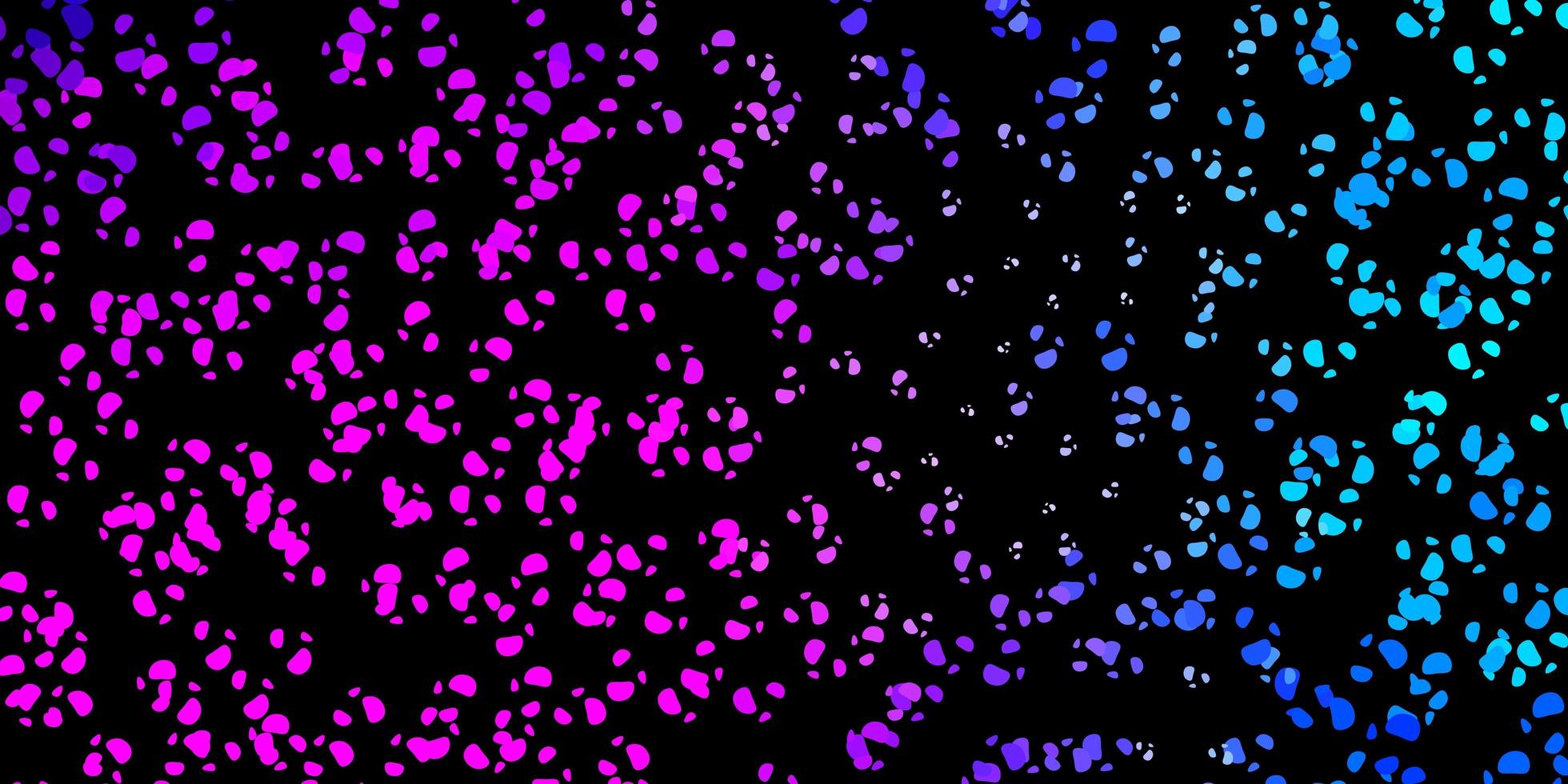 Dunkelrosa blaue Vektorvorlage mit abstrakten Formen vektor